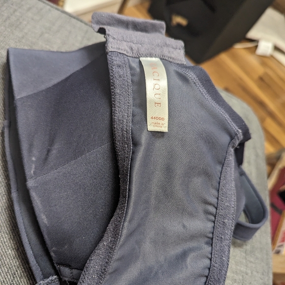 Slate grey Cacique Wirefree T-shirt Bra 44F - Picture 3 of 3